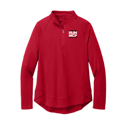 Port Authority Women's C-FREE Double Knit 1/4-Zip