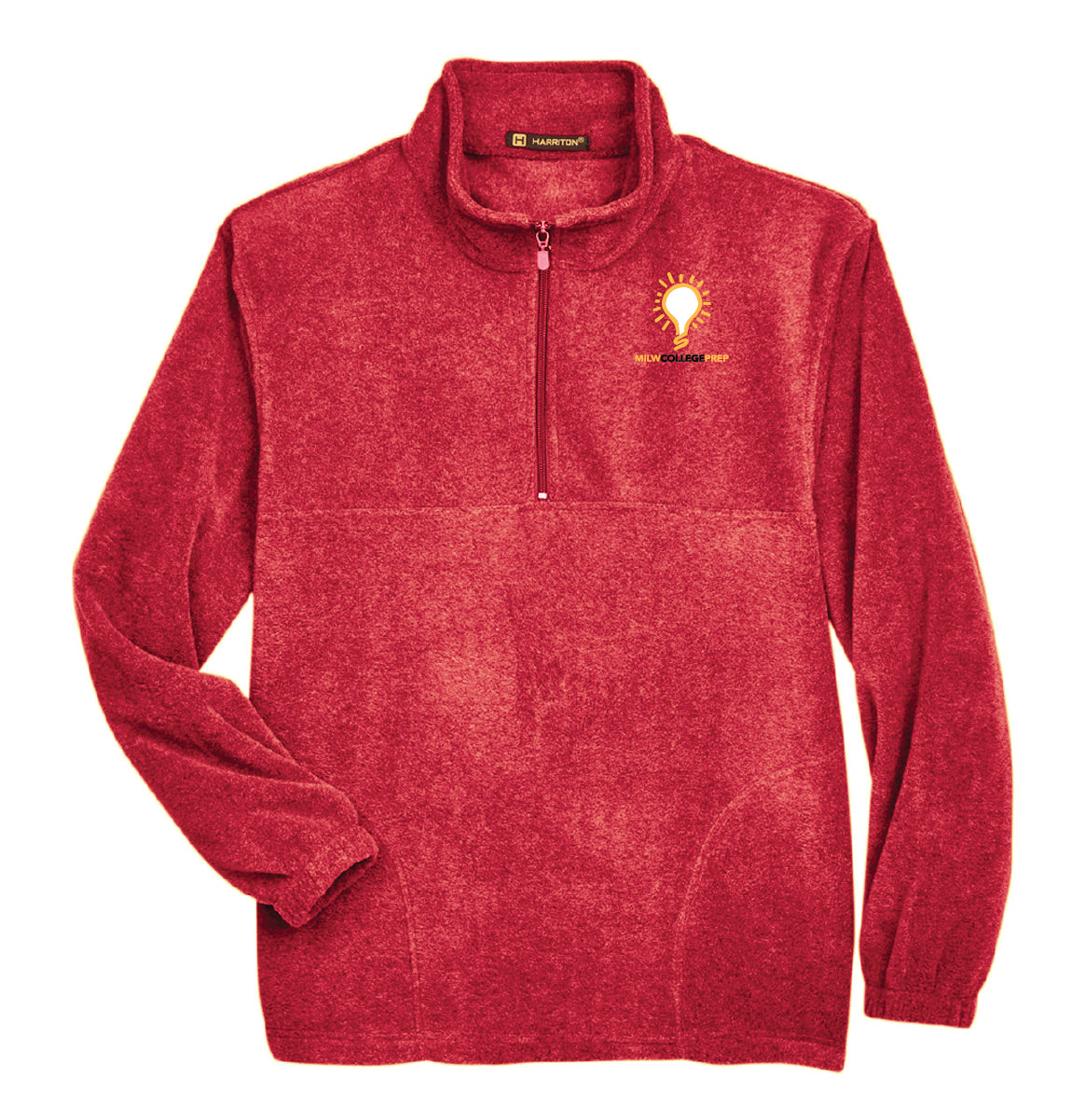 Harriton Adult Quarter-Zip Fleece Pullover