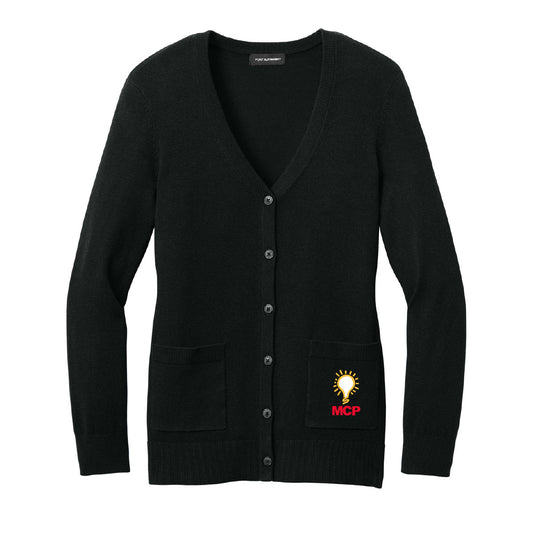 Port Authority Women's Easy Care Button-Up Cardigan Sweater