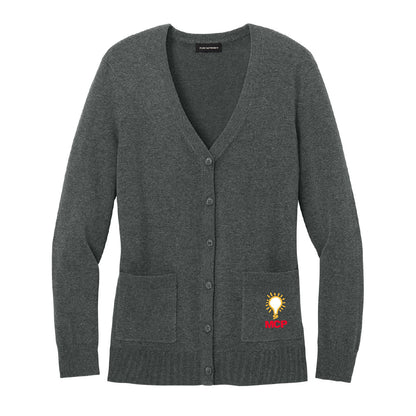 Port Authority Women's Easy Care Button-Up Cardigan Sweater