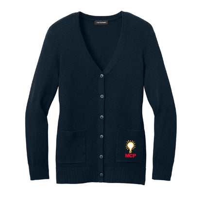 Port Authority Women's Easy Care Button-Up Cardigan Sweater